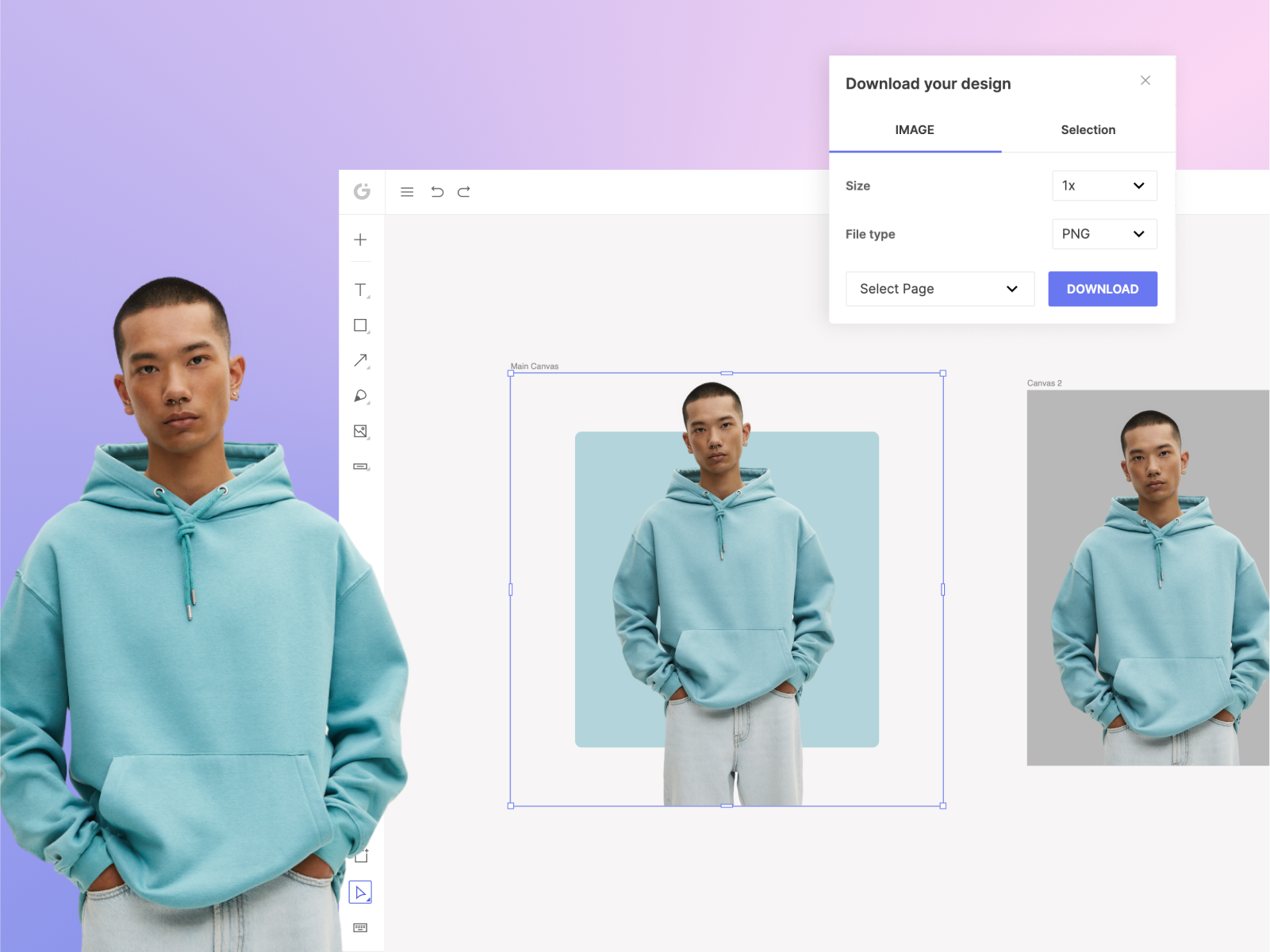 Download your image with a transparent background