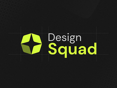Design Squad branding 3d application branding dashboard design graphic design green illustration landing page logo logo design logo type logotype minimal trend typography ui ux vector web design