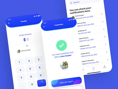 E-WALLET AND FINANCE MONEY APP ONBOARDING SCREENS app design illustration typography ui ux