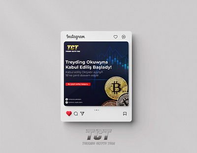 TCT - Crypto Team Social Media Design advertisement branding business cosmetics crypto design digital graphic design illustration instagram logo social media design trading ui vector