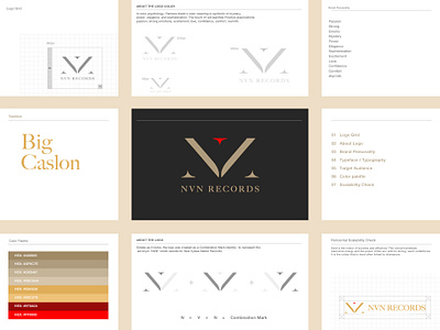 Visual Identity Presentation for NVN Records - Ekeh Jasper branding business design graphic design illustration logo marketing minimal positioning product typography ui user experience user interface ux