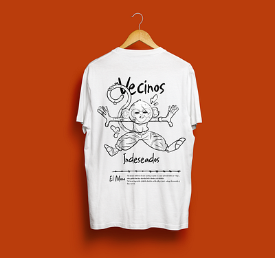 Vecinos Indeseados 2d black cartoon character design drawing graphic design illustration monkey orange white