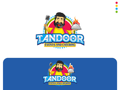 Tandoor Restaurant Logo branding graphic design illustrator logo mascot