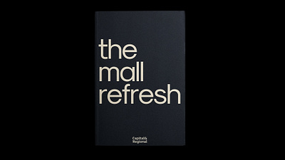 The Mall Refresh - Brochure brochure brochure design design graphic design logo typography