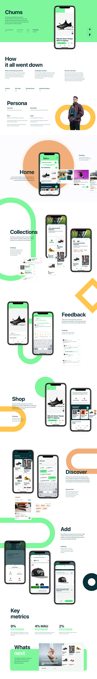 User persona for collections app clean design marketing persona research simple ui user ux