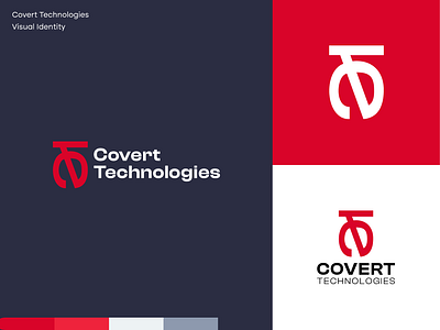 Covert Technologies Logo design healthcare logo iconic logo logo design responsive logo tech consultancy logo tech logo