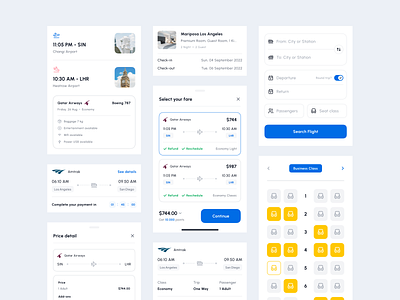 Traveline - Travel and Lifestyle App UI Kit booking component design design system flight graphic design holiday hotel mobile staycation train travel ui ui8 uidesign uikit unpixel ux vacation villa