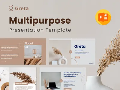 Greta – Multipurpose Presentation Template business creative design fashion graphic design greta illustration infographic marketing multipurpose powerpoint powerpoint template presentation