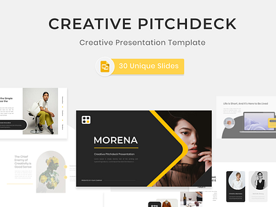 Morena – Creative Pitchdeck Google Slides Template business company profile creative creative agency custom production design google slide graphic design illustration infographic morena multipurpose pitchdeck portfolio powerpoint powerpoint template presentation