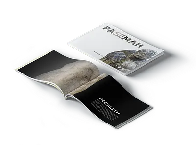 Megalith Book Design - Pasemah besemah book book design graphic design megalith megalitikum pasemah