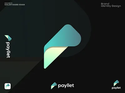 Payllet Logo Design / Pay Logo brand identity branding business logo finance financial identity logo logo design logo mark logotype modern logo money logo p letter logo pay logo payment gateway payment logo tech logo technology virtual card debit wallet logo