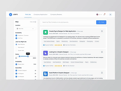 Jobite - Freelancing Marketplace 🔥 animation career dashboard employment freelance marketplace hiring hiring platform job job board job finder job listing job portal job seeker marketing product design recruitment ui ux vacancies work finder