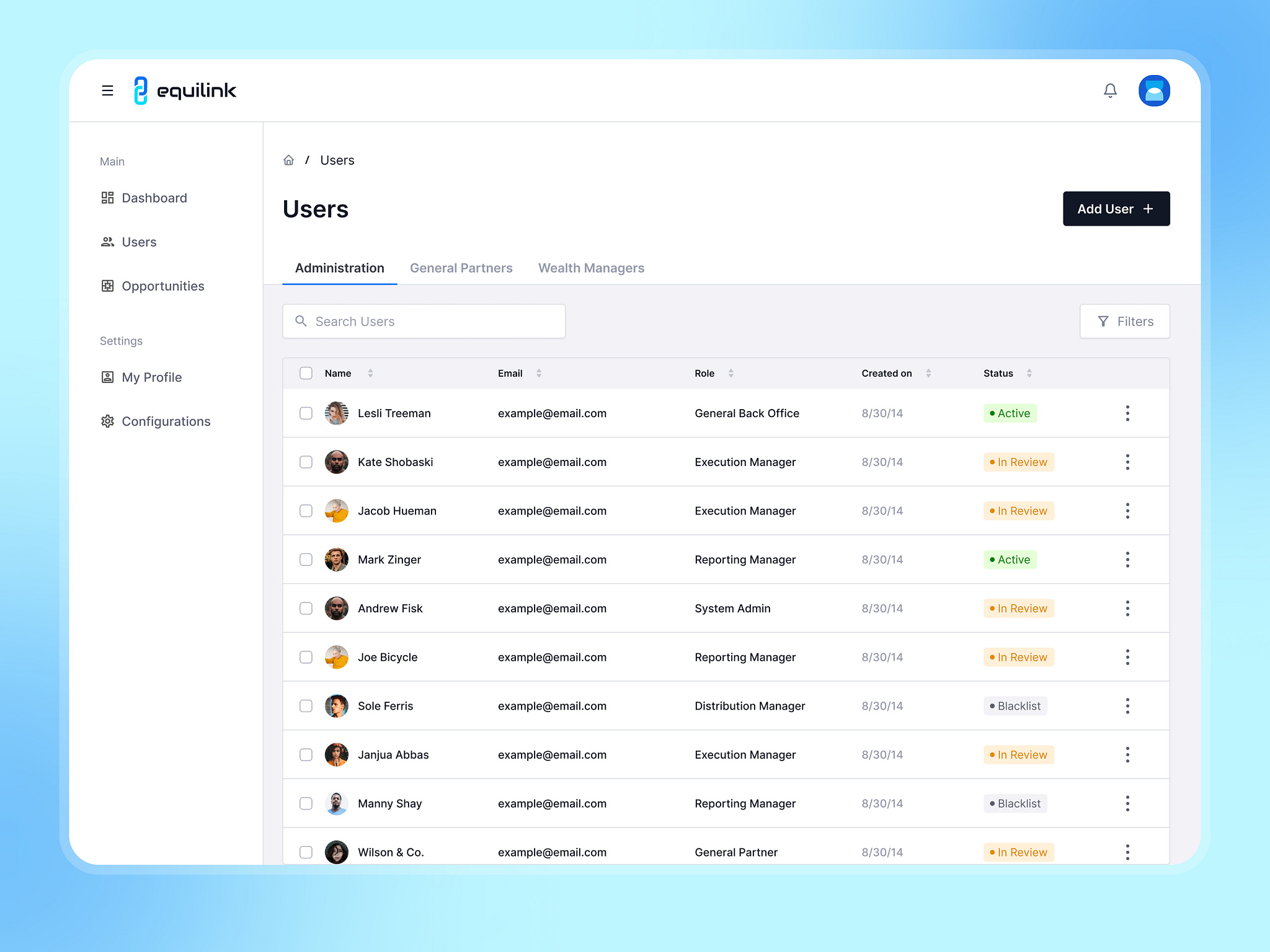 Efficient Account Management Dashboard for Seamless User Adminis by ...