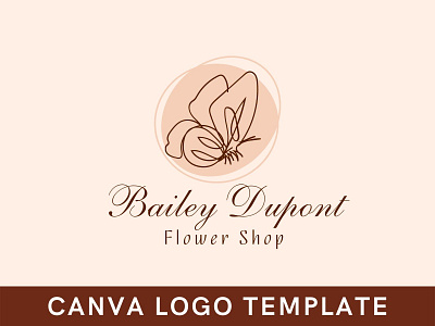 Premade Simple Butterfly Logo Template brand identity branding butterfly logo canva design hand drawn illustration logo logo design template