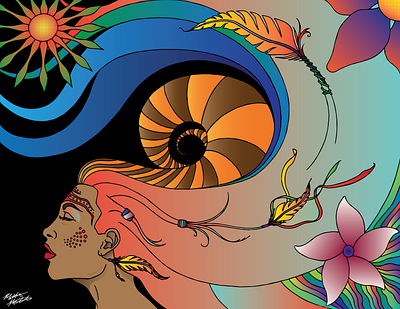 Illustration Exploration illustration vector