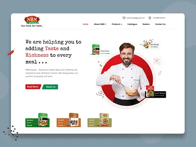 NBN Masala Web Design design nbn masala web design website