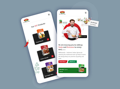 NBN Masala UI/UX mobile responsive nbn masala responsive ui ux
