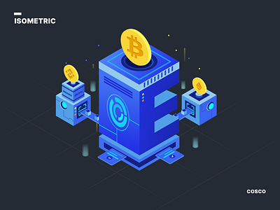 MYTOOLCOIN ILLUSTRATION 2.5d binance bitcoin blue crypto cryptocurrency cube dark design eth graphic design illustration isometric page ui vector web webdesign website webui