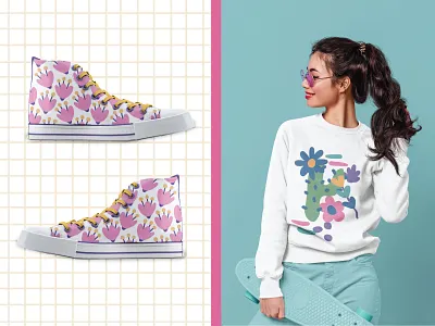 Floral Abstract abstract branding colorful design floral floral abstract flower graphic design graphic illustration illustration product design seamless pattern vector