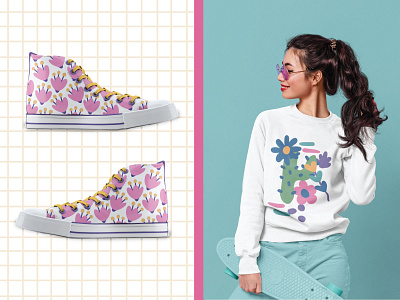 Floral Abstract abstract branding colorful design floral floral abstract flower graphic design graphic illustration illustration product design seamless pattern vector