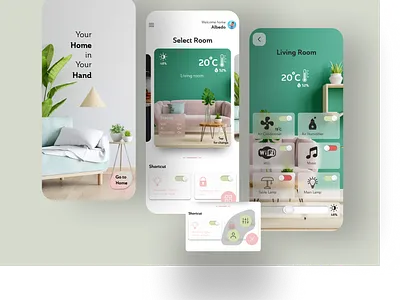 "OmahKu" Smarthome App Concept appconcept smarthome smarthomeapp ui uidesign