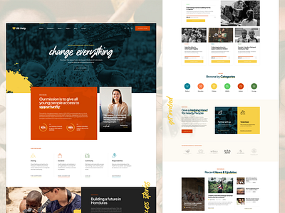 Children Charity WordPress Theme Website - WiHelp charity child children creative crowdfunding design donation fundraising kids nonprofit pavothemes responsive wordpress wordpress theme