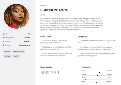 HealthPal Project User Persona app design graphic design ui ux