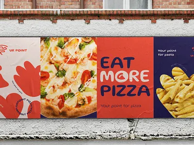 Urpoint Pizza - Brand Design brand brandingdesign brobrand bromadeit design illustration logo logos madebybro ui
