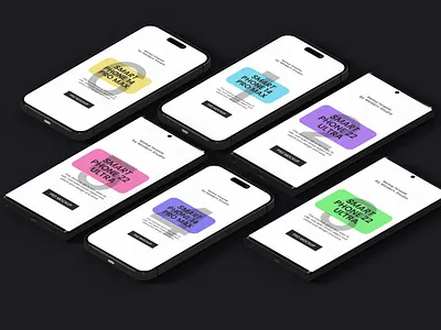 iPhone 14 Pro Max & S22 Ultra Mockup - with FREE Sample android app branding display free galaxy s22 ultra ios iphone 14 pro max mobile phone mockup photo realistic presentation preview psd s22 ultra screen smartphone smartphones ui web