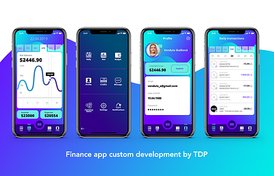 Finance app app graphic design ui