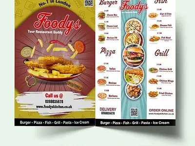 Best A4 Restaurant Menu Printing Services | MenuMa Print menu a4