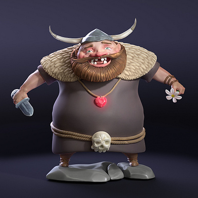 Viking 3d graphic design