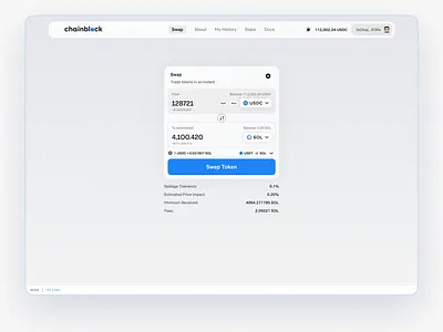 Crypto swapping blockchain clean crypto dapps design light minimal mobile nft swapping ui uidesign ux webdesign
