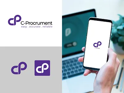 C-PROCRUTMENT branding company logo design logo procrument vector
