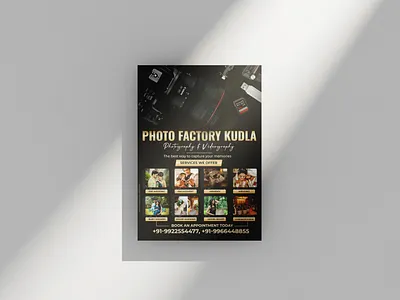 Photography Flyer Design banner design flyer graphic design illustration photography flyer design typography