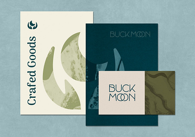 Buck Moon branding animal branding buck corporate identity jewelry logo moon spiritual turquoise