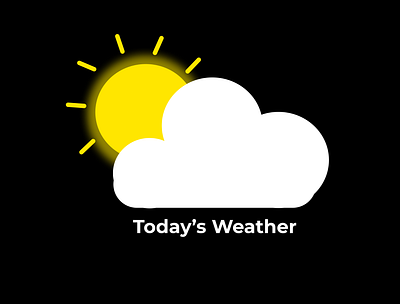 Daily UI Challenge 5/ Weather App Icon dailyui dailyui005 design mobile ui ux webapp