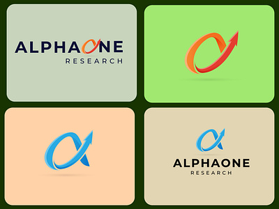 Alphaone Research Company Logo Project branding design elegant logo graphic design illustration logo logo design professional timeless logo design visual identity