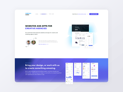 Carefully Coded Website Redesign branding design graphic design ui ux