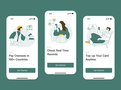 App User-Onboarding app illustration ui user onboarding ux