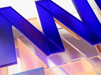 Connect 3d blue c4d redshift texture