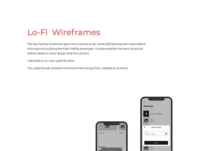 Airbnb wishlist feature redesign