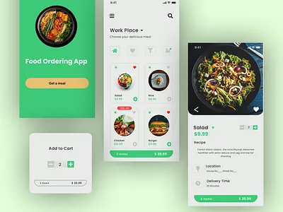 food delivery app ui app app ui design ui ux