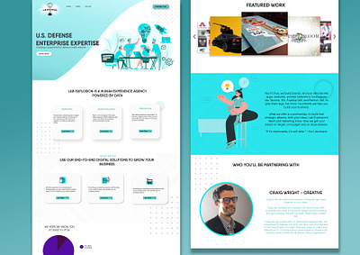 Lab Explosion Website Redesign branding graphic design minimal website ui ux website web ui web ui ux website design