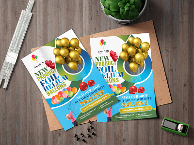 Birthday Baloon Flyer Design birthday birthdayparty branding design flyer flyer design graphic design logo party