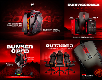 Gaming Gadget Social Media Ads ads advertising banner banner ads branding gadget gaming google ads graphic design manipulation