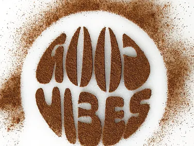 Good Vibes Coffee Stencil coffee art coffee stencil custom coffee custom stencil laser laser cut laser engraved stencil