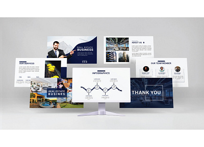 Presentation Design I Real Estate Business PPT Design adobe illustrator branding branding design business corporate creative google slide graphic design illustration logo logo maker modern powerpoint powerpoint presentation ppt ppt design presentation real estate slide design template