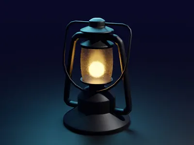 Lantern Light 💡 3d 3dlighting 3drender art3d blender blender3d lantern3d lightblender modeling