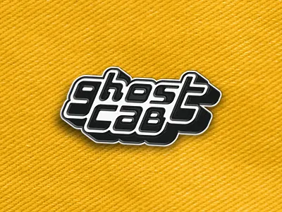GHOST CAB (Pin Mockup) enamel pin famicase logo